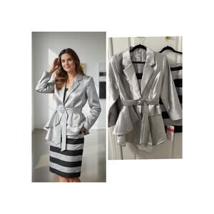 NWT $199 EY Boutique 2 Piece Skirt Suit set Embellished Size 16
